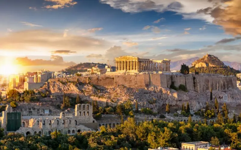 Acropolis of athens cultural unesco heritage site greece