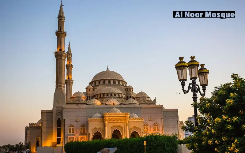 25 Best Places To Visit In Sharjah For Tourists In 2026 Al noor mosque on khalid lagoon