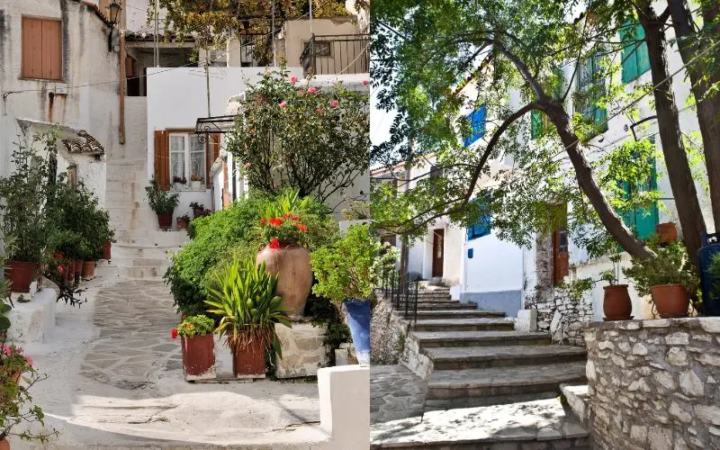 Top Things To Do In Athens, Greece (Attractions &Amp; Travel Guide) Traditional alley in anafiotika with white houses and colorful flowers