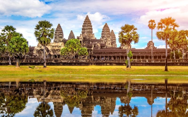 Angkor wat temple in cambodia
