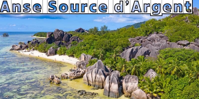 Stunning granite rocks along anse source d’argent beach