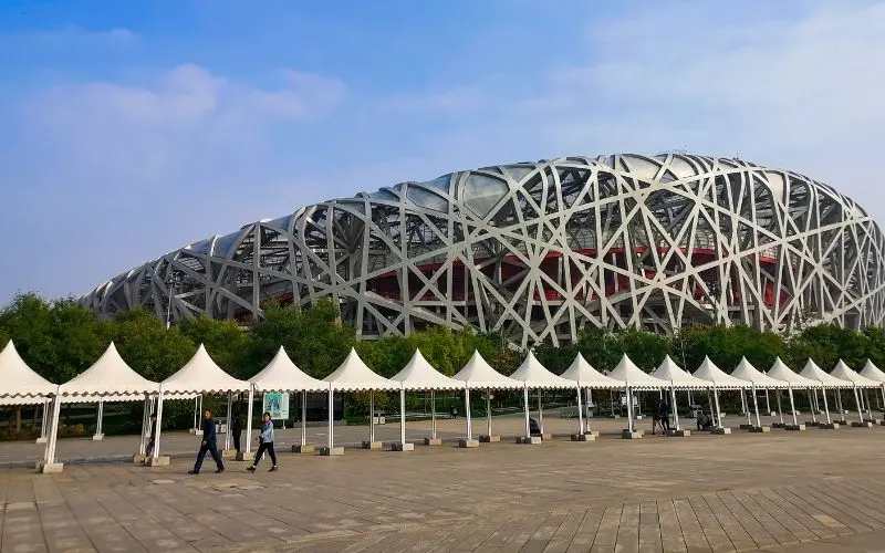 Beijing olympic park stadium