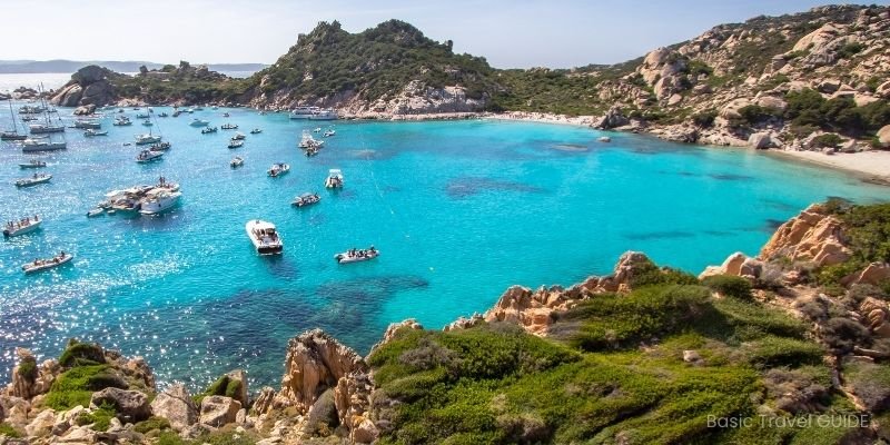 Cala goloritzé in sardinia, italy, offers crystal-clear waters and dramatic cliffs