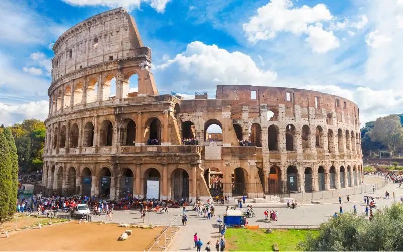 Colosseum in rome italy