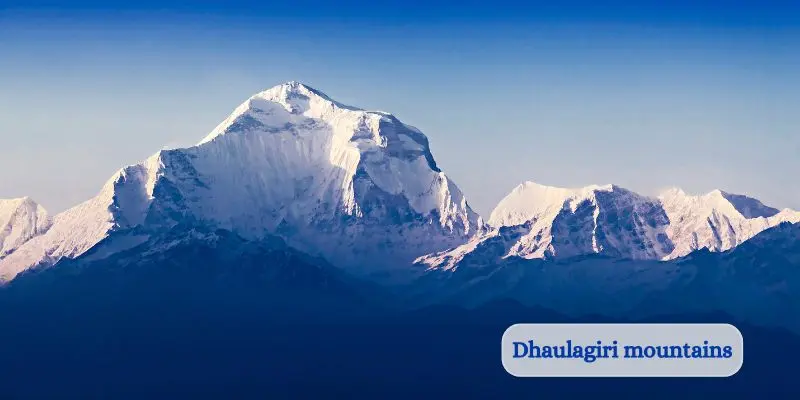 Top 10 Highest Mountains In The World Ranked By Height Dhaulagiri white mountain peak in nepal seventh highest mountain