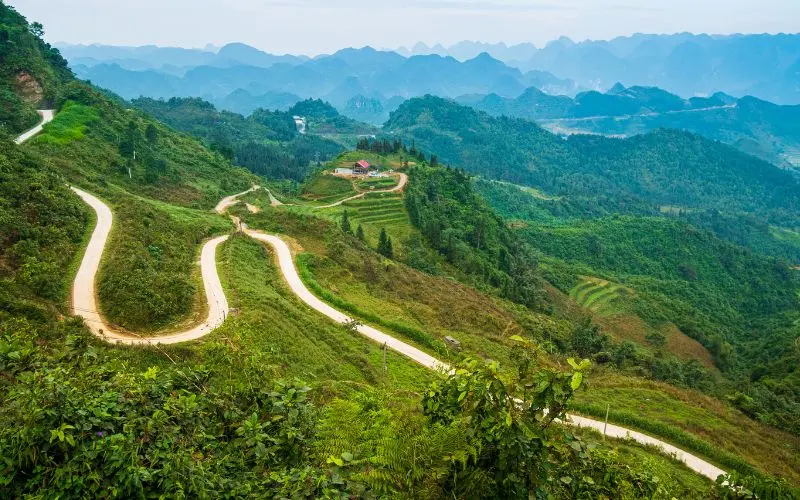 Ha giang loop mountain road vietnam