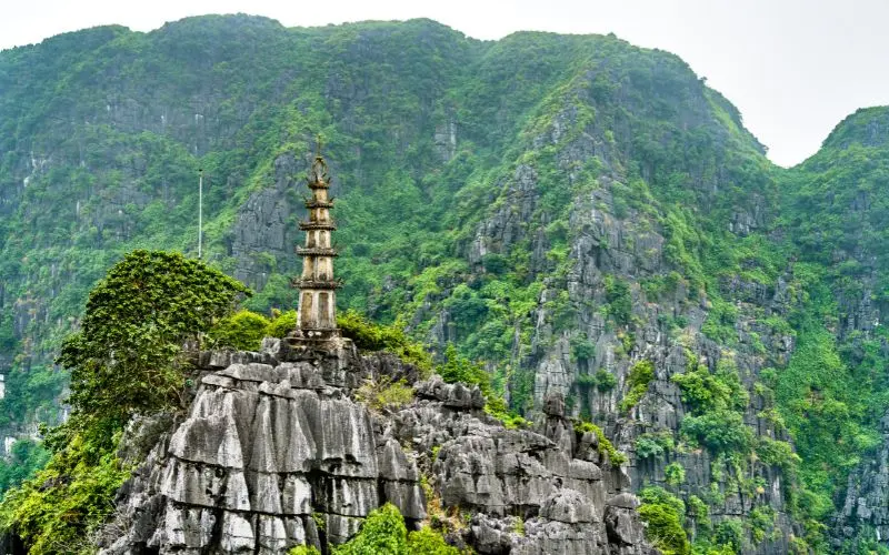 Hang mua viewpoint overlooking ninh binh