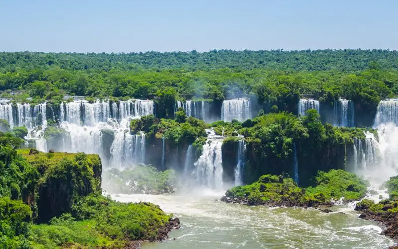 Iguazu falls unesco natural heritage site