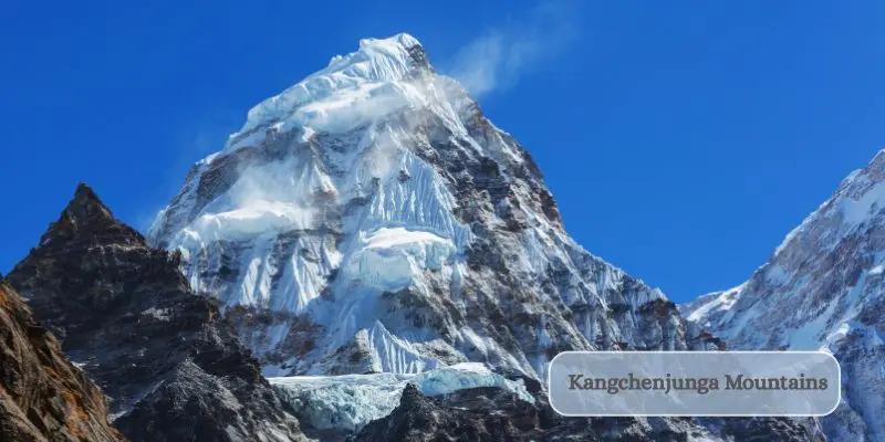 Top 10 Highest Mountains In The World Ranked By Height Kangchenjunga snowy peaks on the nepal india border third highest mountain