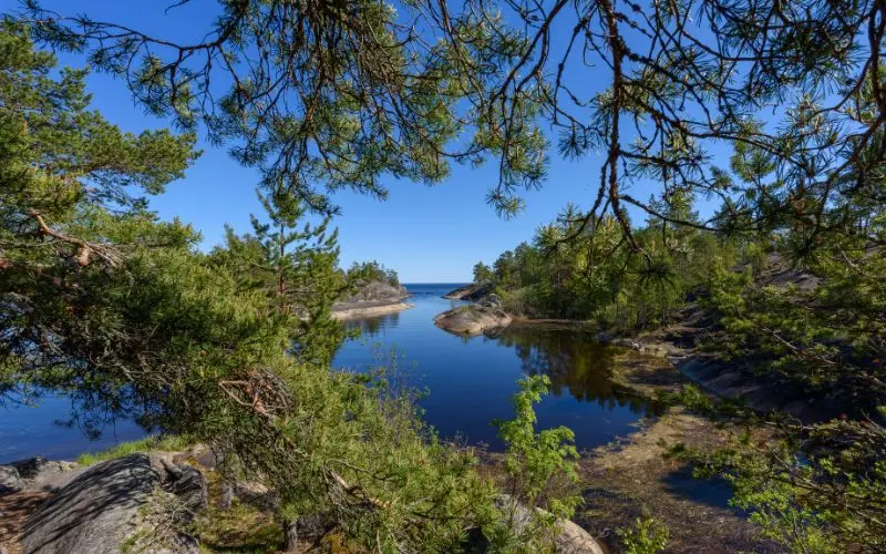 Lake ladoga, the largest freshwater lake in europe