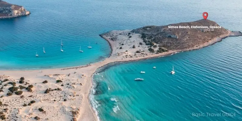 Simos beach, elafonisos, greece