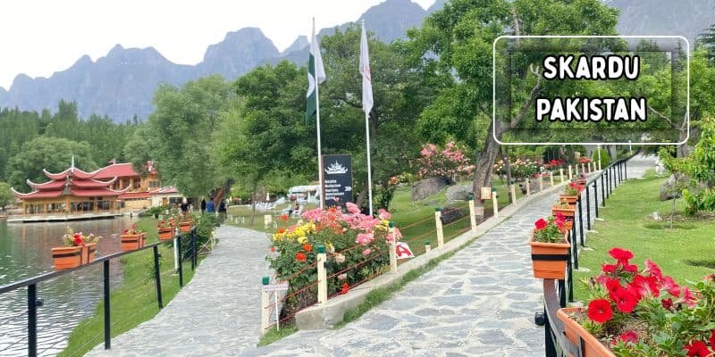 Shangrila resort skardu surrounded by karakoram mountains
