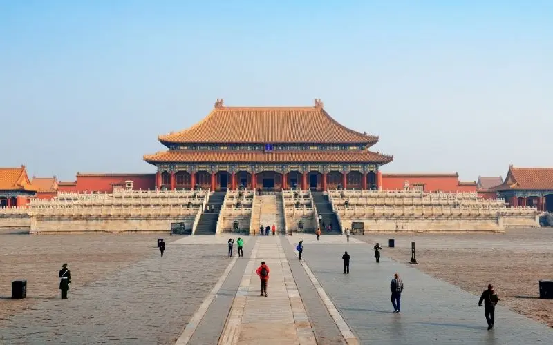 Forbidden city imperial palaces beijing