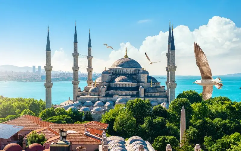 15 Most Beautiful Cities In The World You Should Visit Blue mosque and bosphorus waterfront in istanbul, türkiye