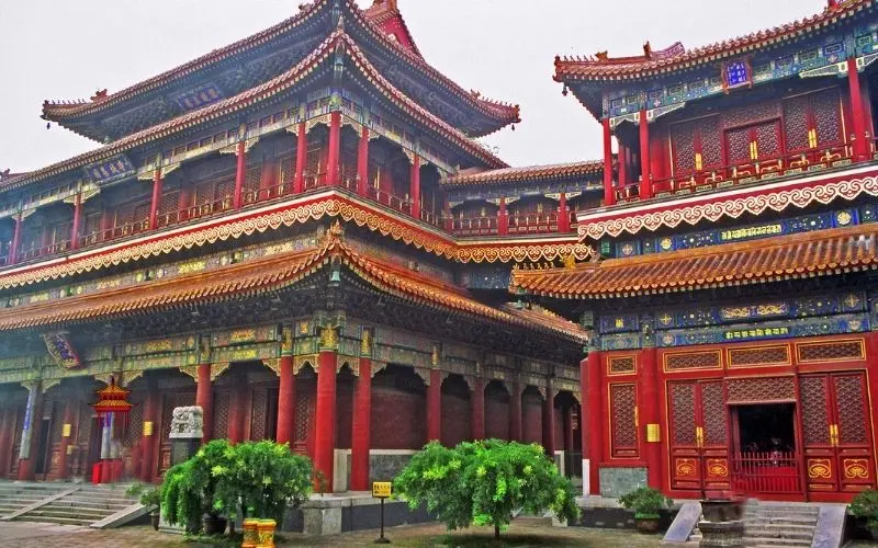 Lama temple buddhist architecture beijing