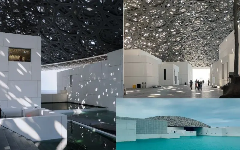 Louvre abu dhabi dome museum saadiyat island architecture