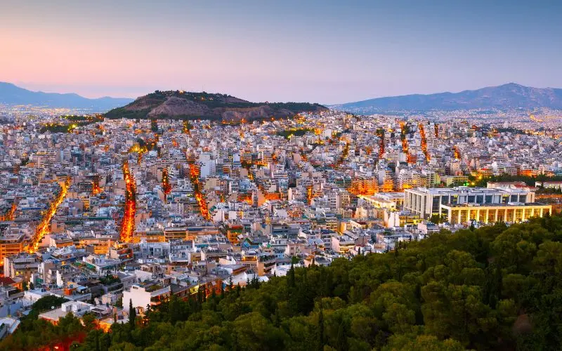 Top Things To Do In Athens, Greece (Attractions &Amp; Travel Guide) Sunset view over athens city from lycabettus hill