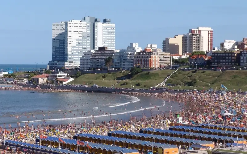 Mar del plata argentina beach
