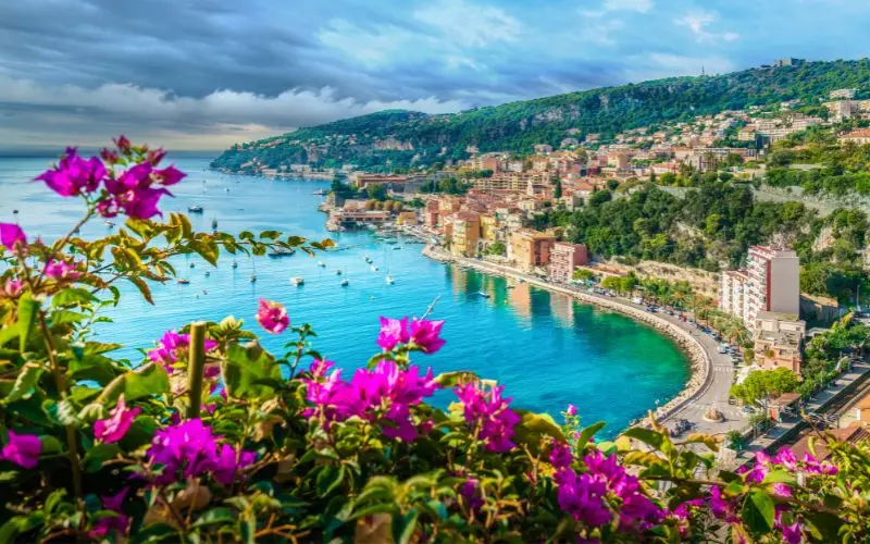 Nice france coastline,one of the best places to visit in france
