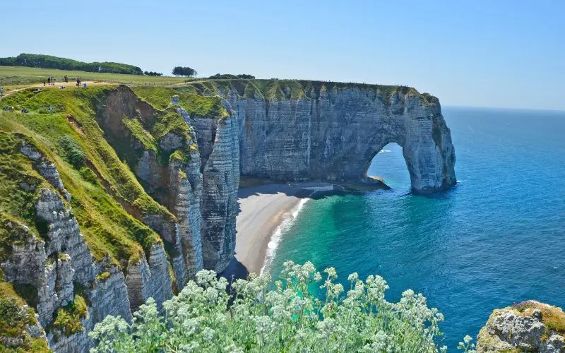 Normandy coast france