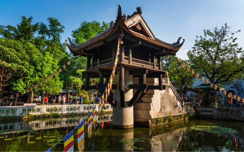 One pillar pagoda hanoi