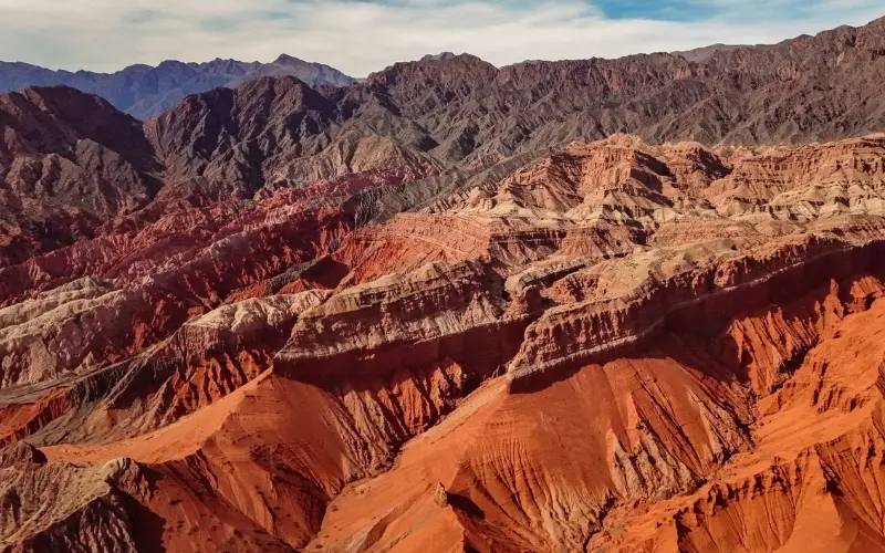 Mountain landscape in salta and northwestern argentina