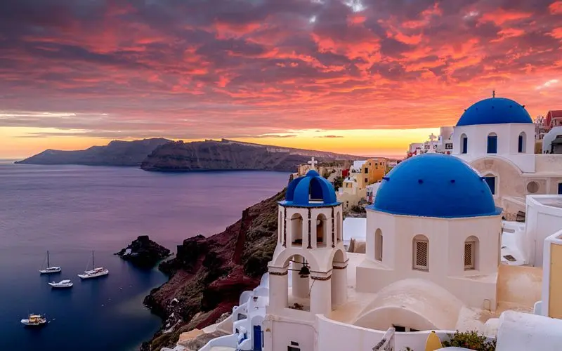 15 Most Beautiful Cities In The World You Should Visit Whitewashed buildings and blue-domed churches in santorini, greece