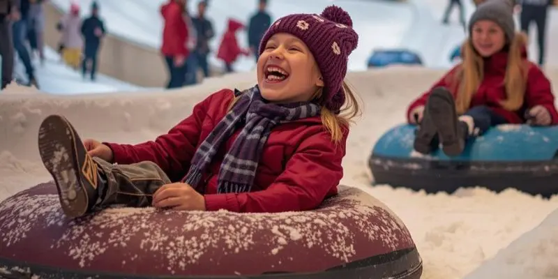 Things to do in dubai with family at indoor snow park ski dubai with skiing and snow
